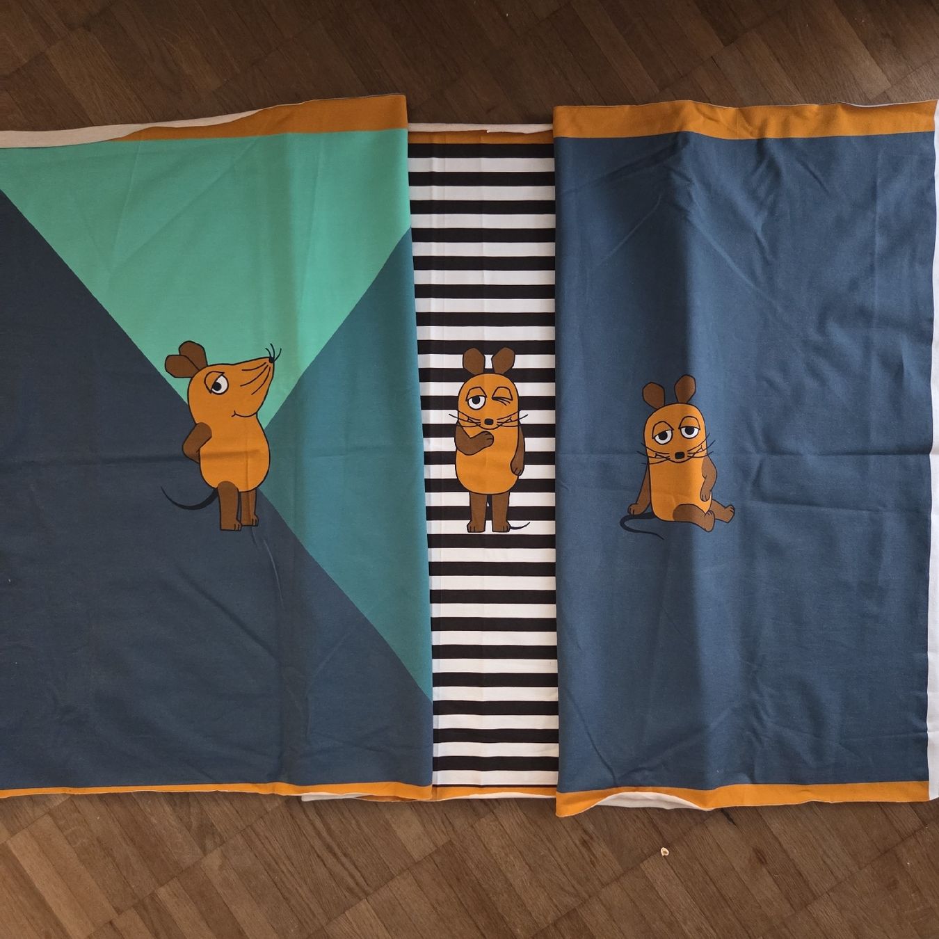 Stoffe: Panel Set die Sendung mit der Maus. Jersey – Neu und originalverpackt aus Näfels von CH.Kchlineknopf 1