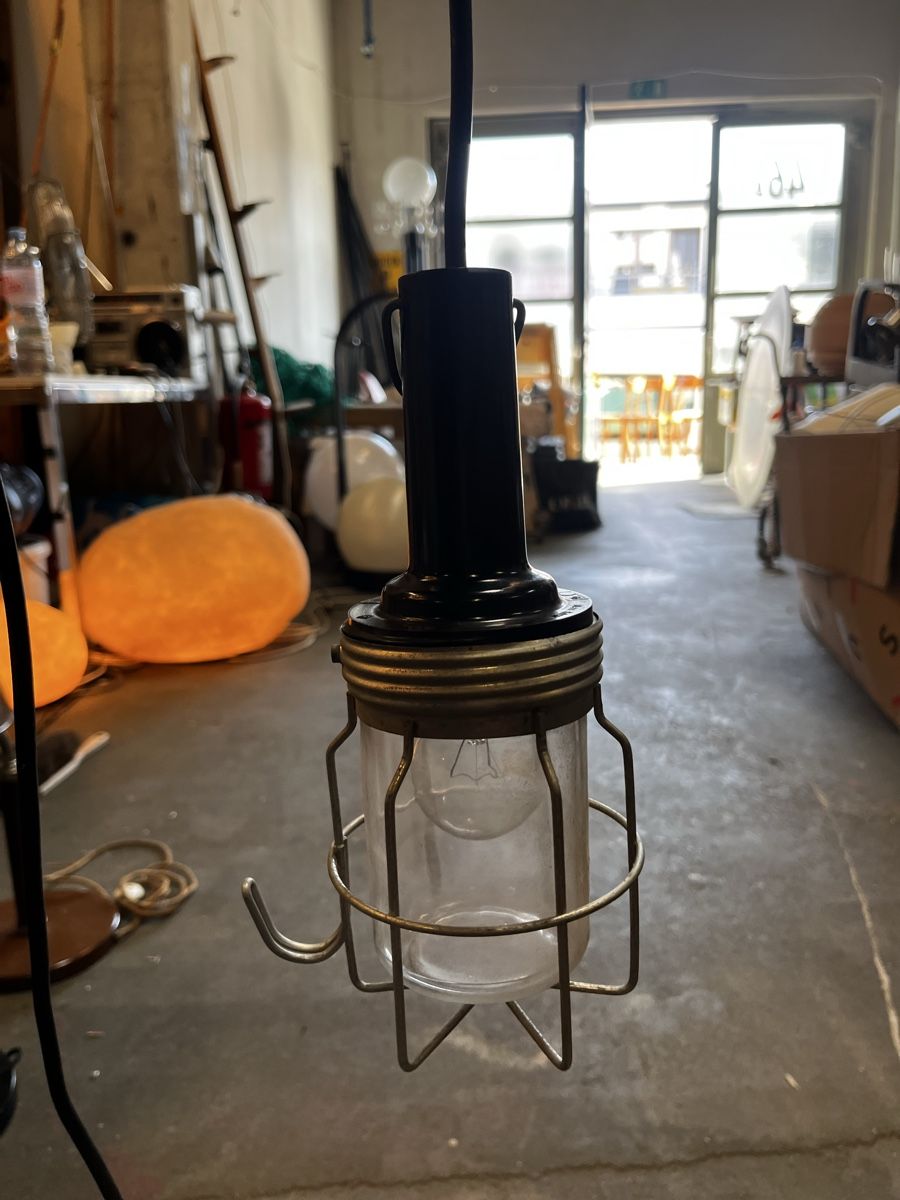 Lampade: Vintage Werkstattlampe Bakelit – Usato da Bern venduto da fotolog111 3