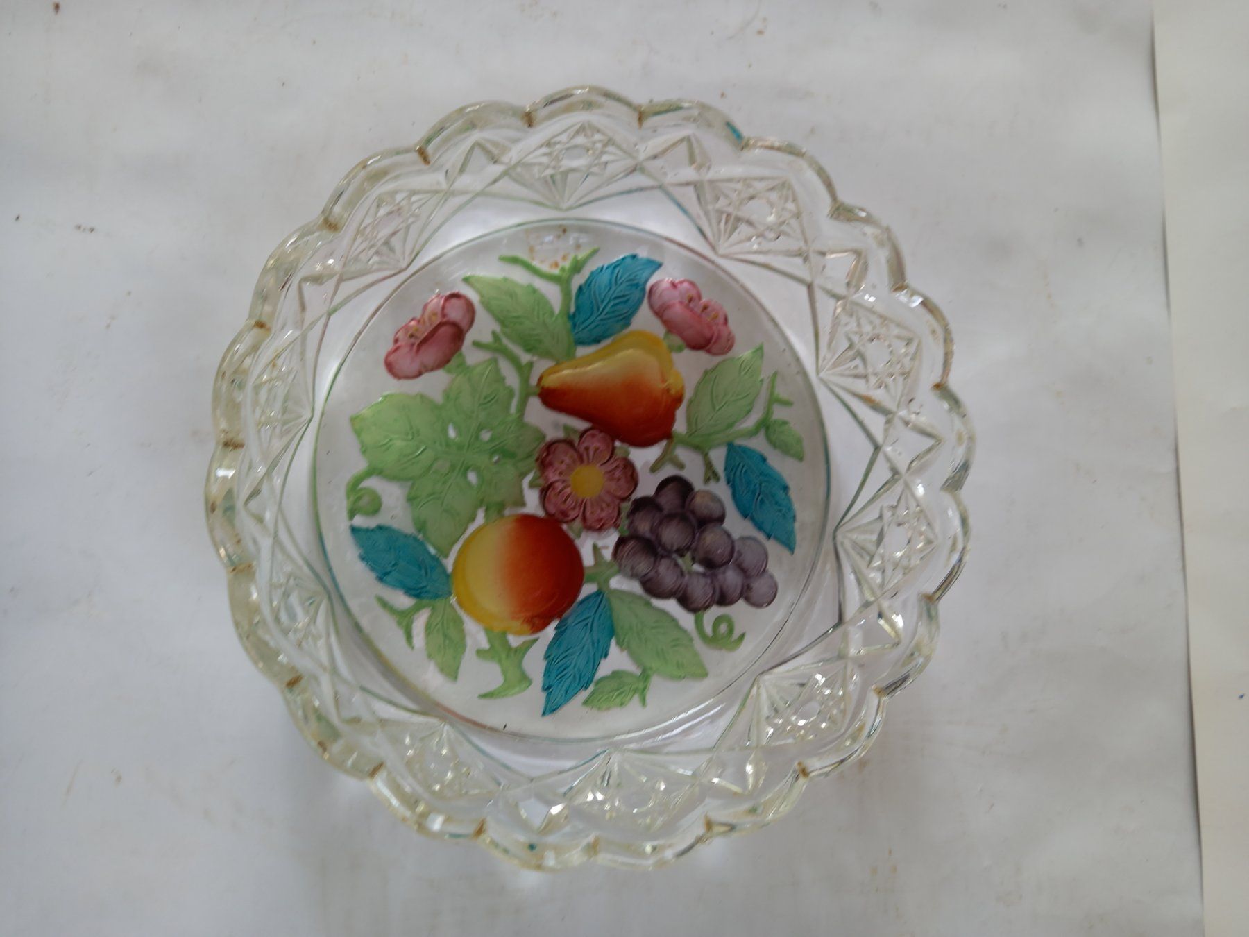 Ciotole: Glas Fruchtschale antik – Usato da Seon venduto da Zack_16 1