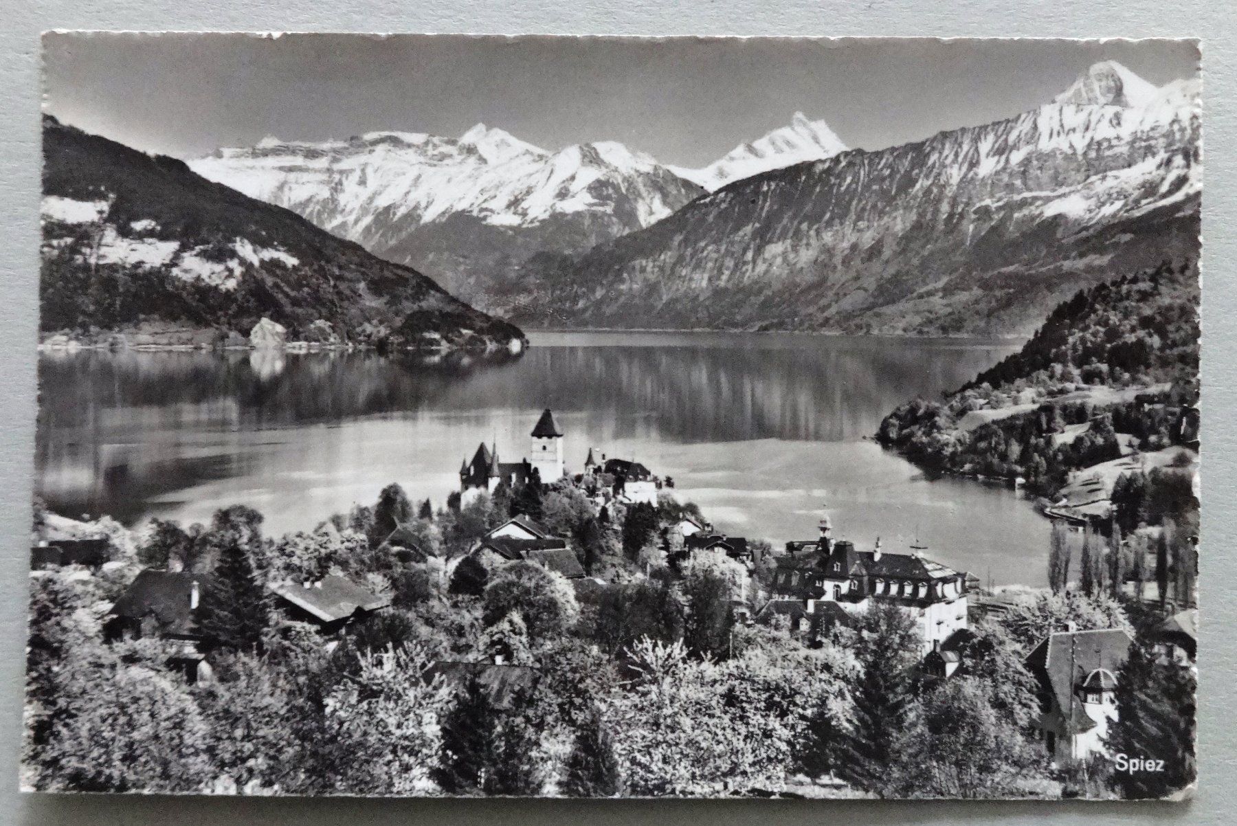 Cartoline postali: Spiez – Usato da Fétigny venduto da Billy2miny