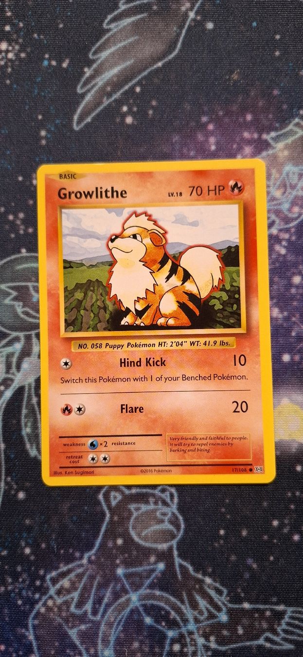 Pokémon Sammelbilder & Trading cards: Growlithe 17/108 - Pokemon Evolutions ENG – Neu (gemäss Beschreibung) aus Petit-Lancy von Kara_TCG 1