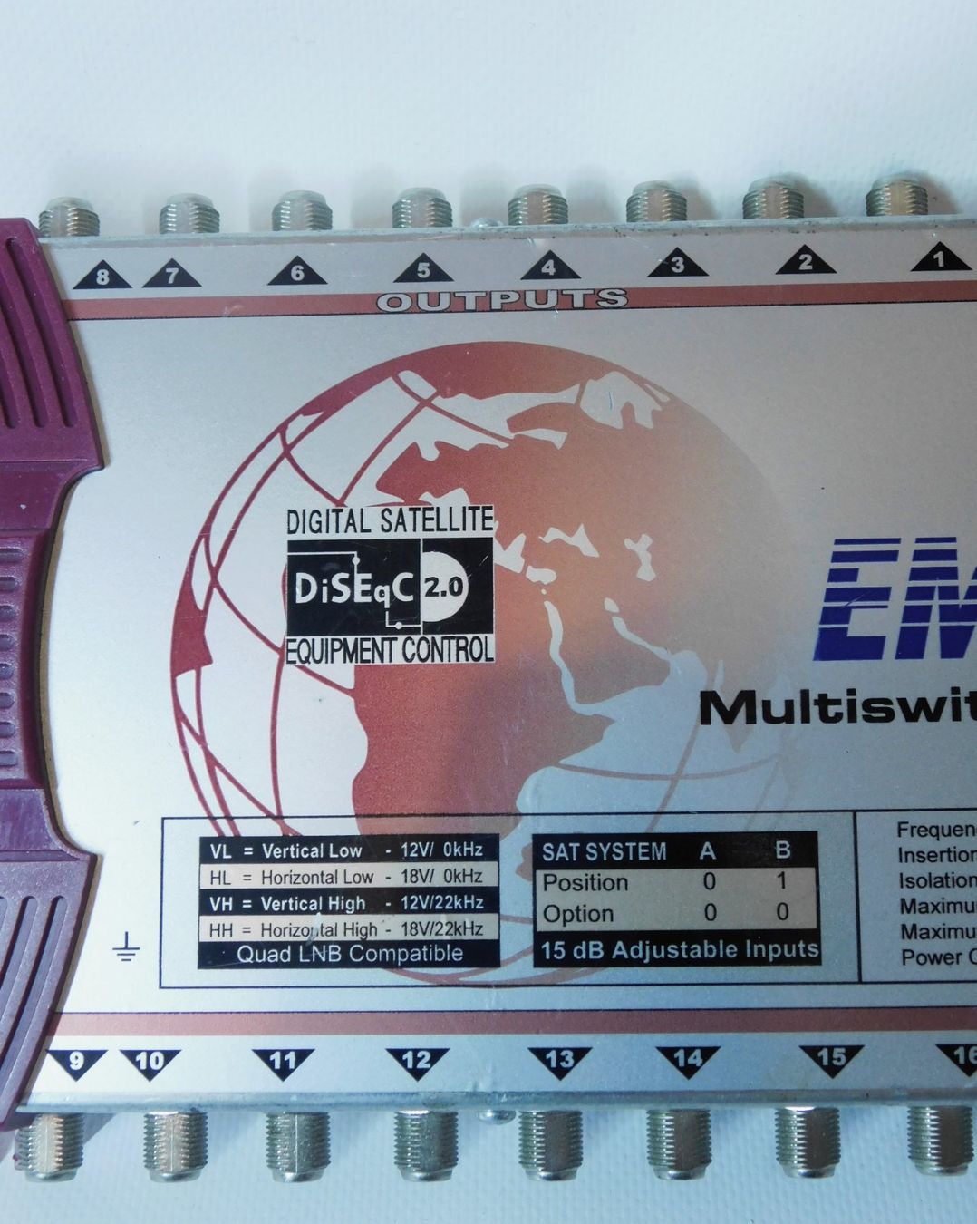 Unità & Adattatore: EMP Centauri MS9/26-PIU Multischalter 9in/26out mit Netzteil – Usato da Emmenbrücke venduto da Neverlaand-22 2
