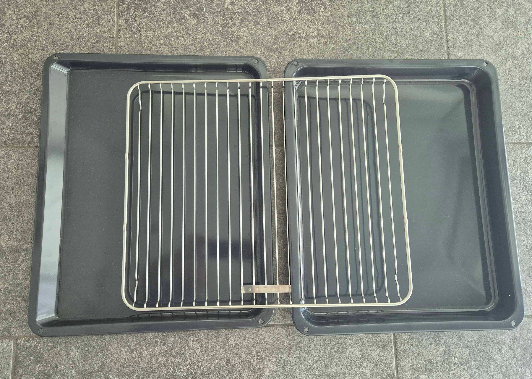 Teglie da forno: 3 STÜCK NEUE BACKBLECHE/GITTER – Nuovo (secondo la descrizione) da Algetshausen venduto da Engel-99