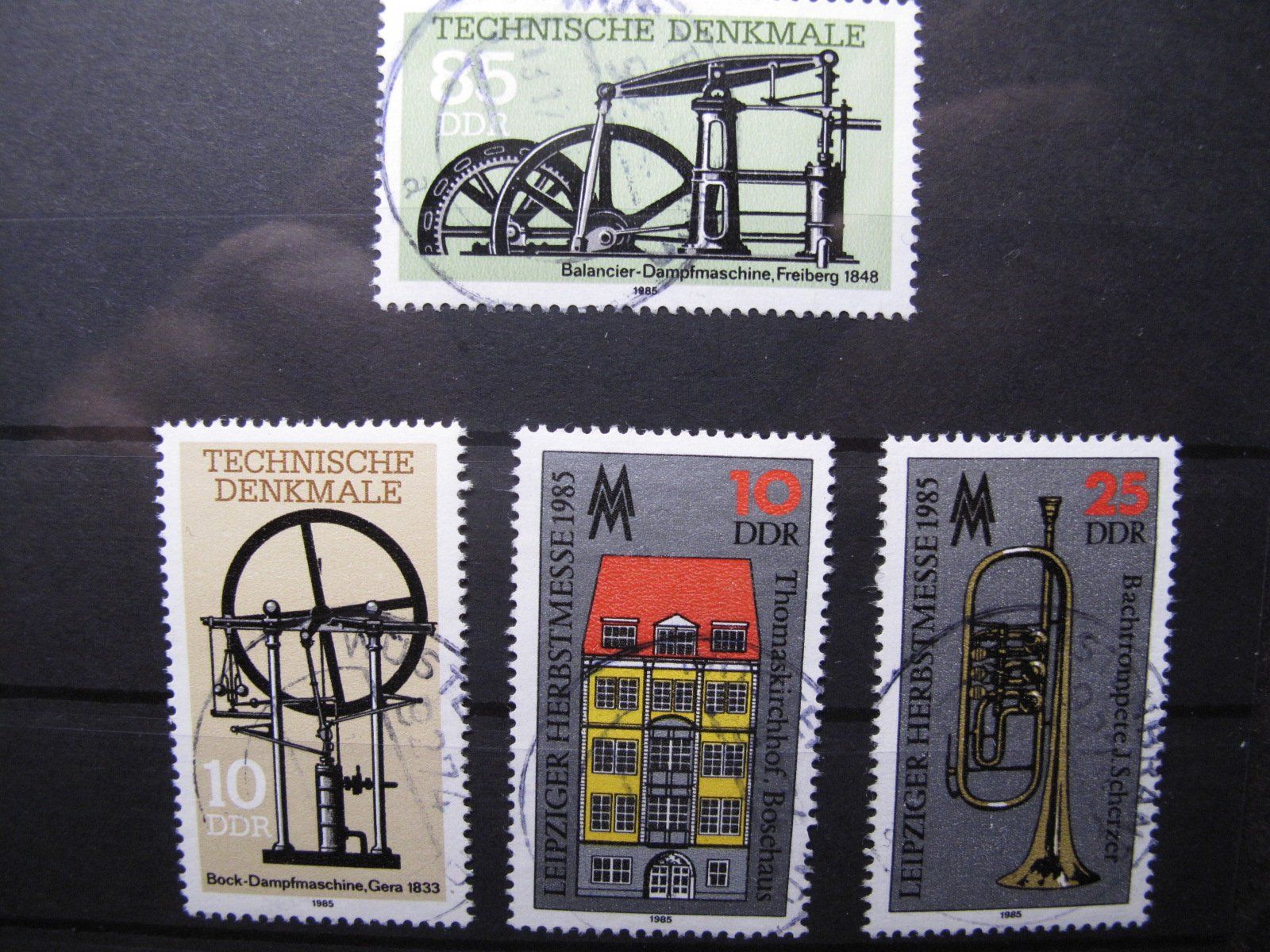 Tutti i francobolli: DDR 1985 Technische Denkmale gest. – Usato da Wil SG venduto da fva01
