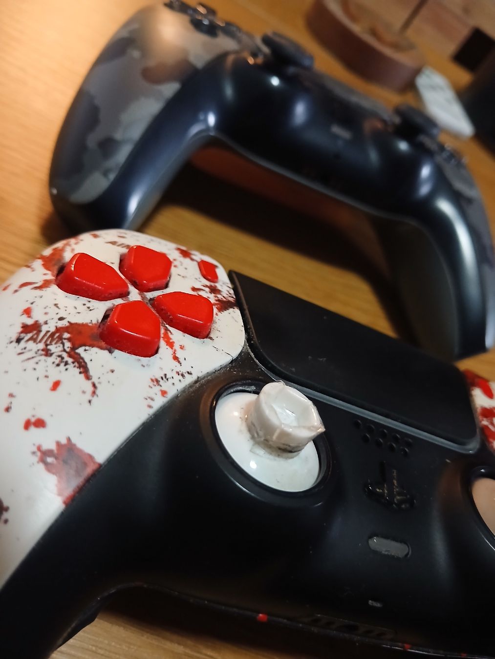 2 PS5 DualSense Controller–Camo+AIM Custom ideal für Bastler (Gebraucht ...