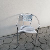 Alu Stuhl wenig gebraucht 