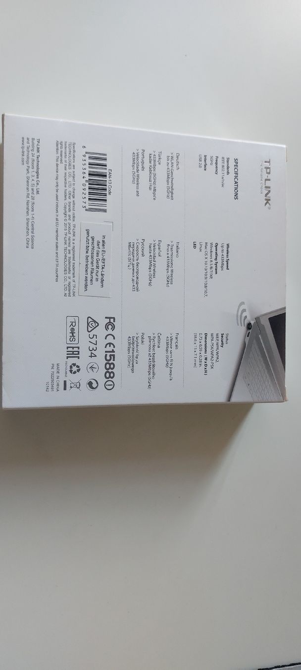 TP-Link Laufwerke & Adapter: TP-Link 450Mbps Wireless Nano USB Adapter – Neu (gemäss Beschreibung) aus Vevey von kowabunga 1