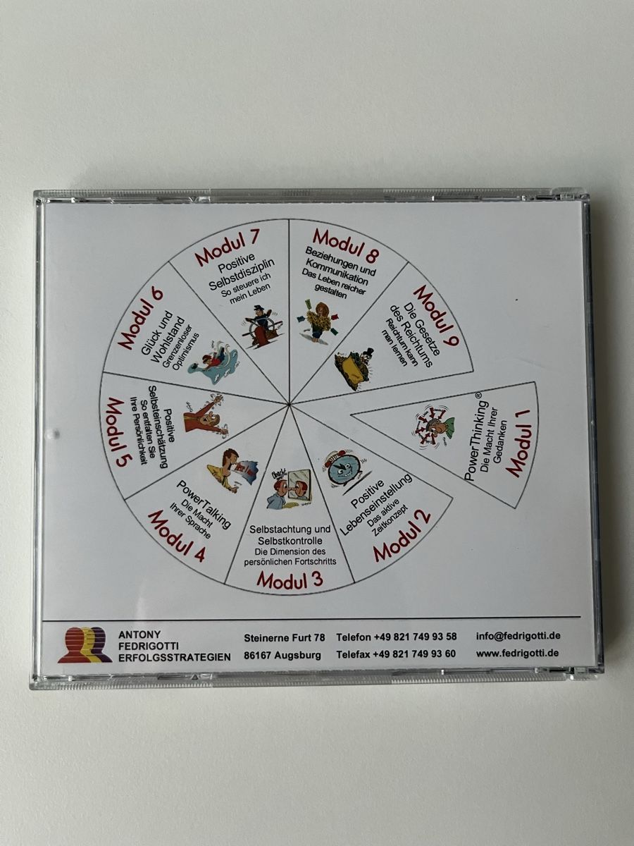 CD: Erfolg - Coaching 9 CD Antony Fedrigotti, komplett! – Usato da Lohn-Ammannsegg venduto da panywa 1