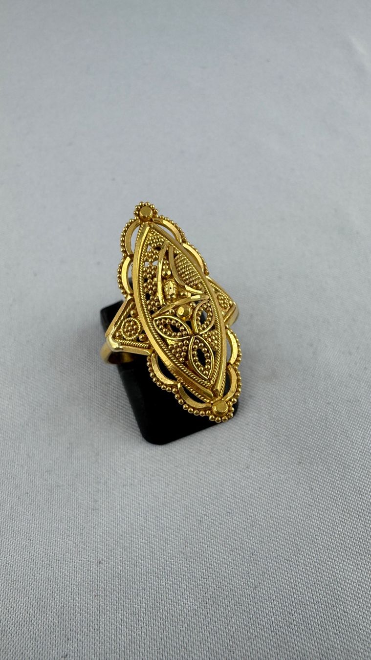 Anelli: Ring in 916 Gold / 22 Karat – Usato da kreuzlingen venduto da fantasy_schmuck