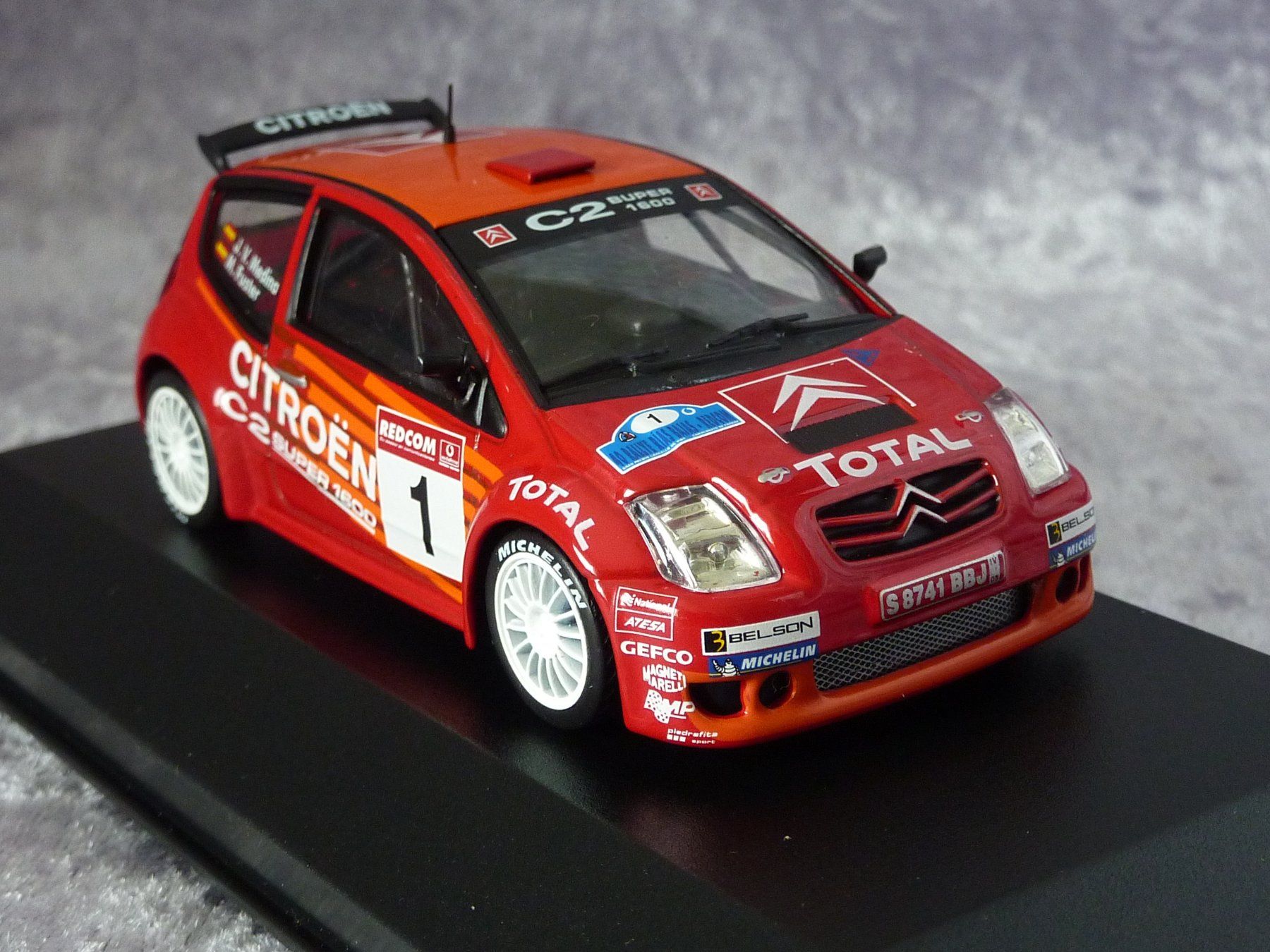 Citroën Modellautos: Citroen C2 S1600 Rally 2004  1.43 – Neu und originalverpackt aus Dürrenäsch von modellautos4you 5