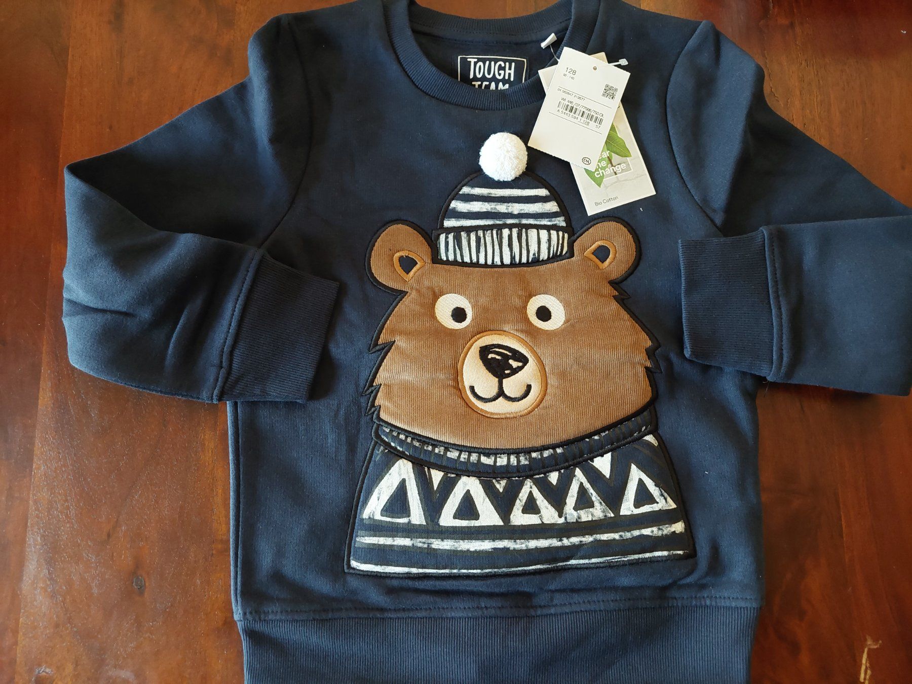 C&A Maglioni & Felpe: C&A Pullover Bär Grösse 128 – Nuovo e nell'imballaggio originale da Beckenried venduto da Havacola