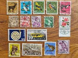 16x schöne Vollstempel für nur 3.--