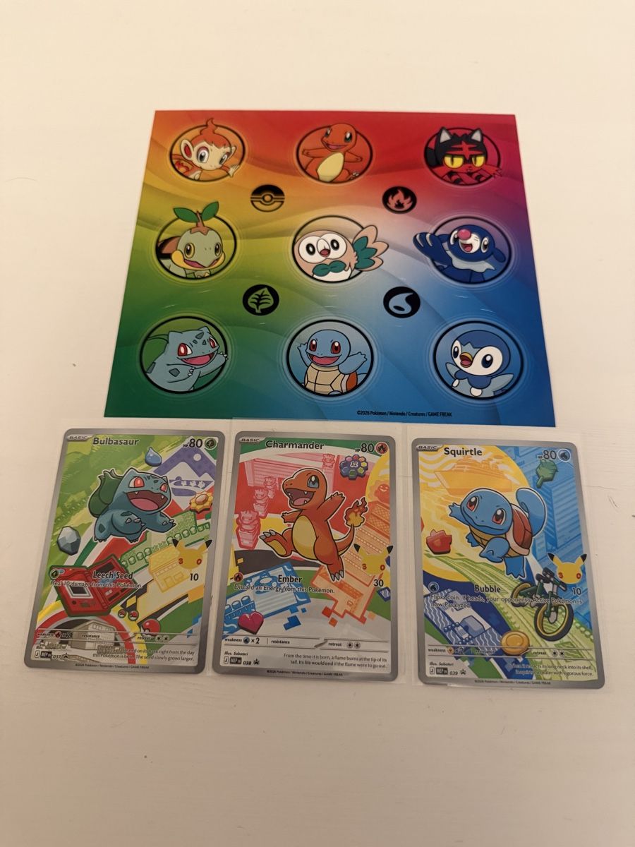 Pokémon First Partner Illustration Rare PROMO NM in EN (Neu (gemäss ...