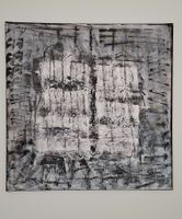 Quadro acrilico su tela dell'artista Schirà 100 x 100