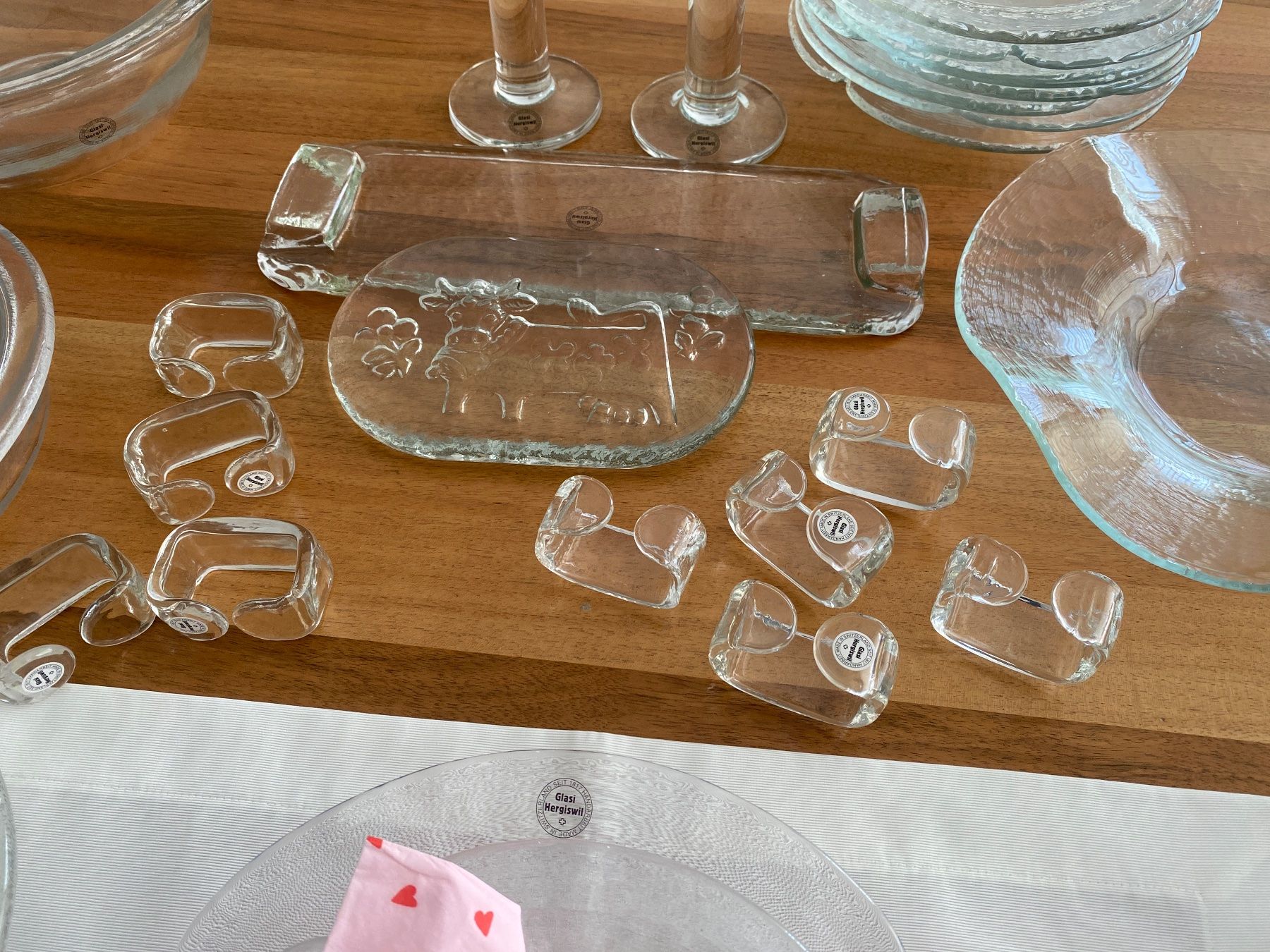 Glasi Hergiswil Gläser: Glasi Hergiswil Teller, Schalen, Platten – Neu (gemäss Beschreibung) aus Schönenberg ZH von nielfa 2
