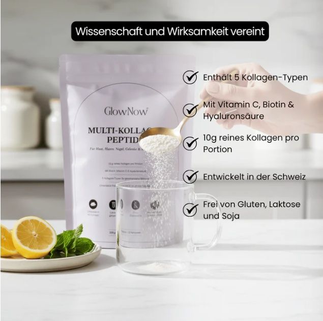 Cibi & Specialità: GlowNow Multi-Kollagen Peptide – Nuovo e nell'imballaggio originale da Unterlangenegg venduto da schmidis03 1
