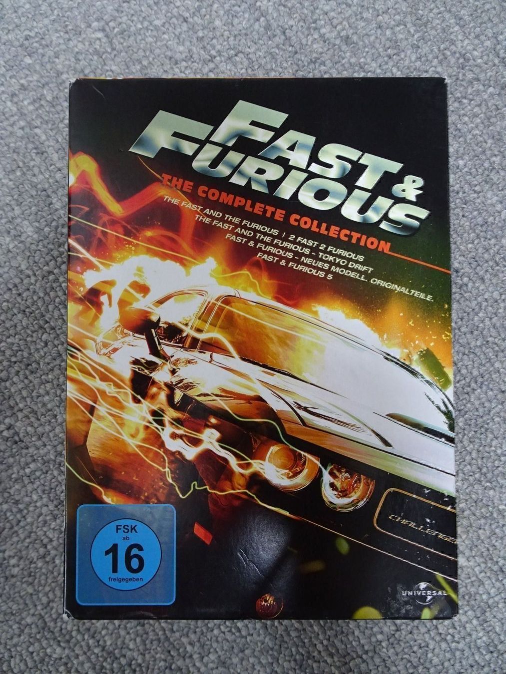 Alle DVDs: Fast & Forious, Action, Film, 5 DVD – Gebraucht aus Matzingen von carola71