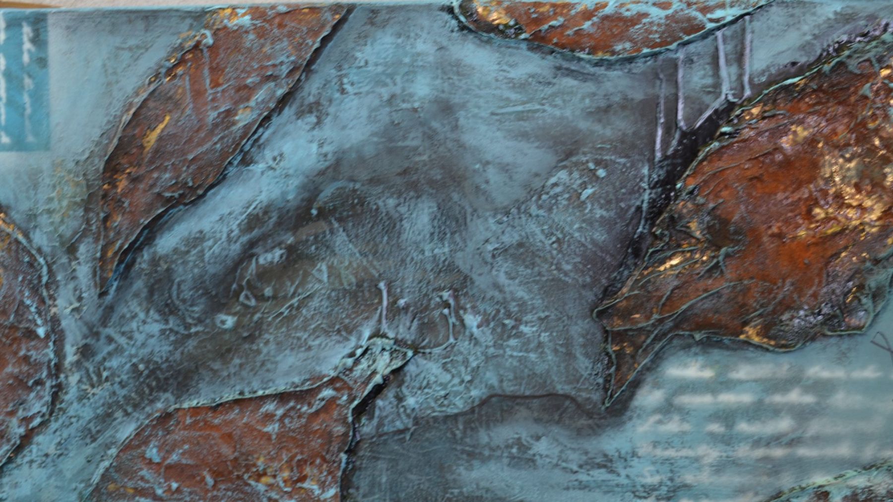 Foto & Immagini: Acryl Blattgold Rost 40x80 – Nuovo (secondo la descrizione) da Wolfhalden venduto da Zinauktion