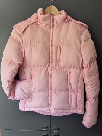 Jennyfer Winterjacke mit Kapuze rosa Grösse S