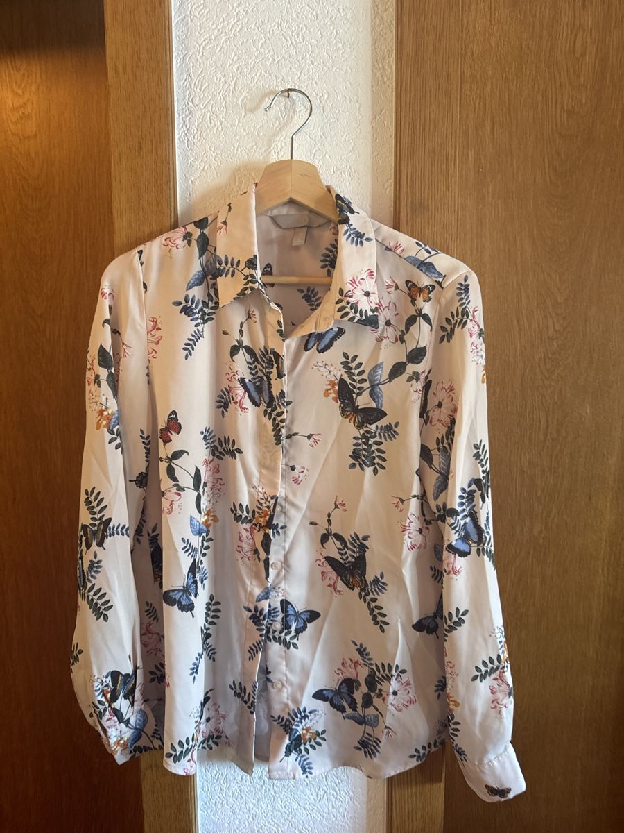 H&M Camicette: Hemdbluse gemustert – Usato da Rohrbachgraben venduto da kae_5lhf