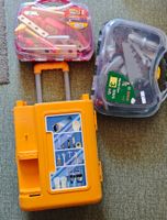 Set: 3 Kinder-Werkzeugkoffer (Bosch Mini, Écoiffier & Werkze