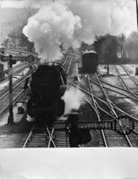 Candid Lang (1930-2006) - Lokomotive, Eisenbahn, VINTAGE