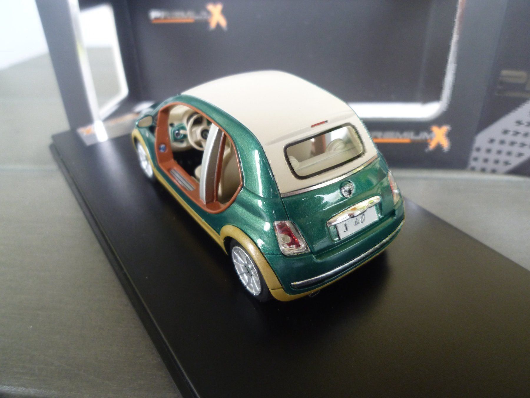 Fiat Modellini d'auto: Fiat 500 Castagna EV "Kadhafi" (2009) – Nuovo e nell'imballaggio originale da Flawil venduto da Imperiosud 4
