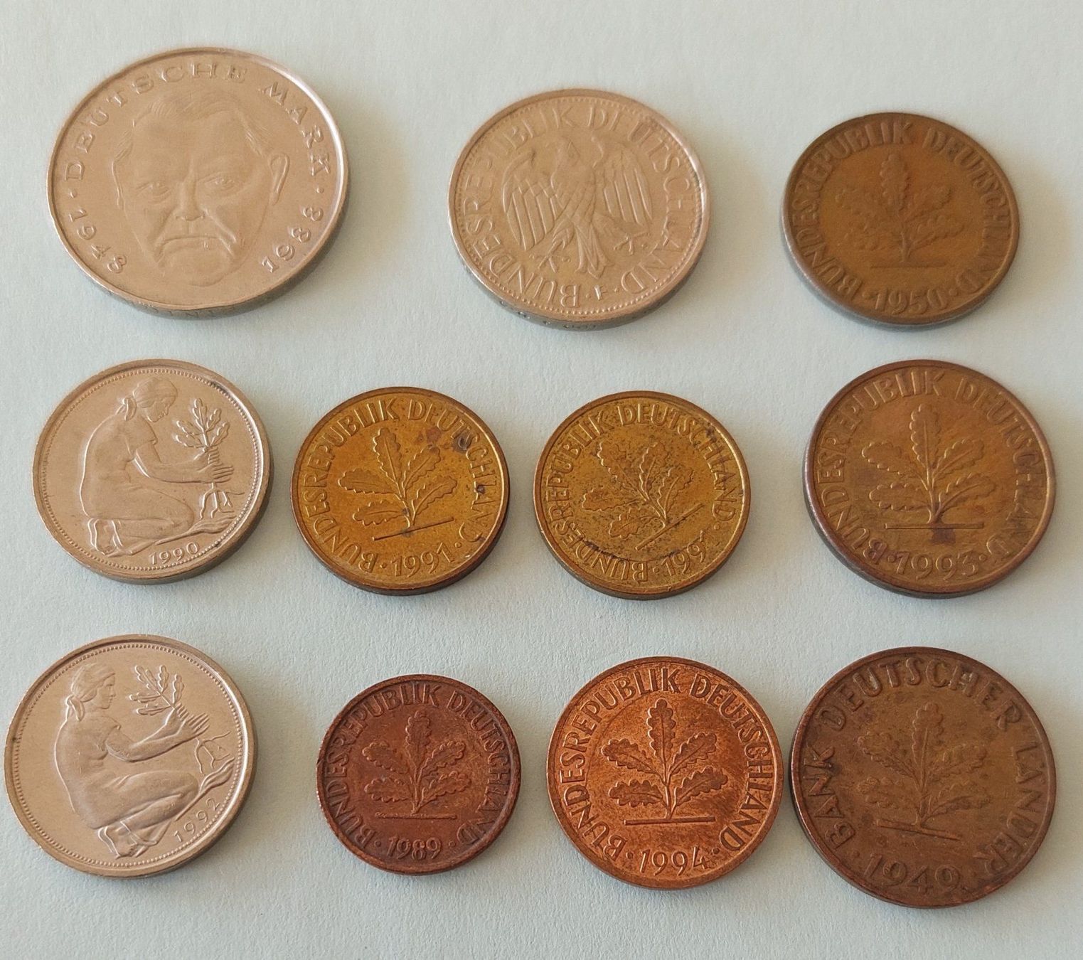 Tutti le monete: 11 pièces Allemagne marks – Usato da Lutry venduto da Rala73
