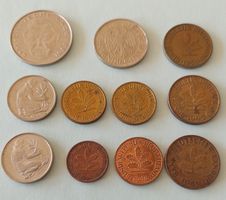 11 pièces Allemagne marks