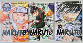 Naruto Massiv 1 bis 3 Masashi Kishimoto Manga