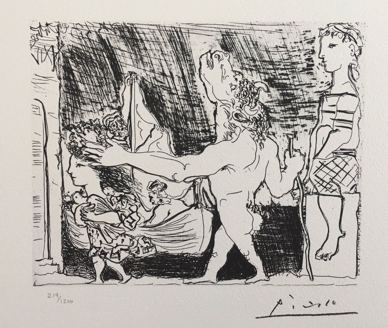 Grafiken & Lithographien: Pablo Picasso   "Suite Vollard Planche XCVI" – Gebraucht aus Nennigkofen von Sommersonnen 2