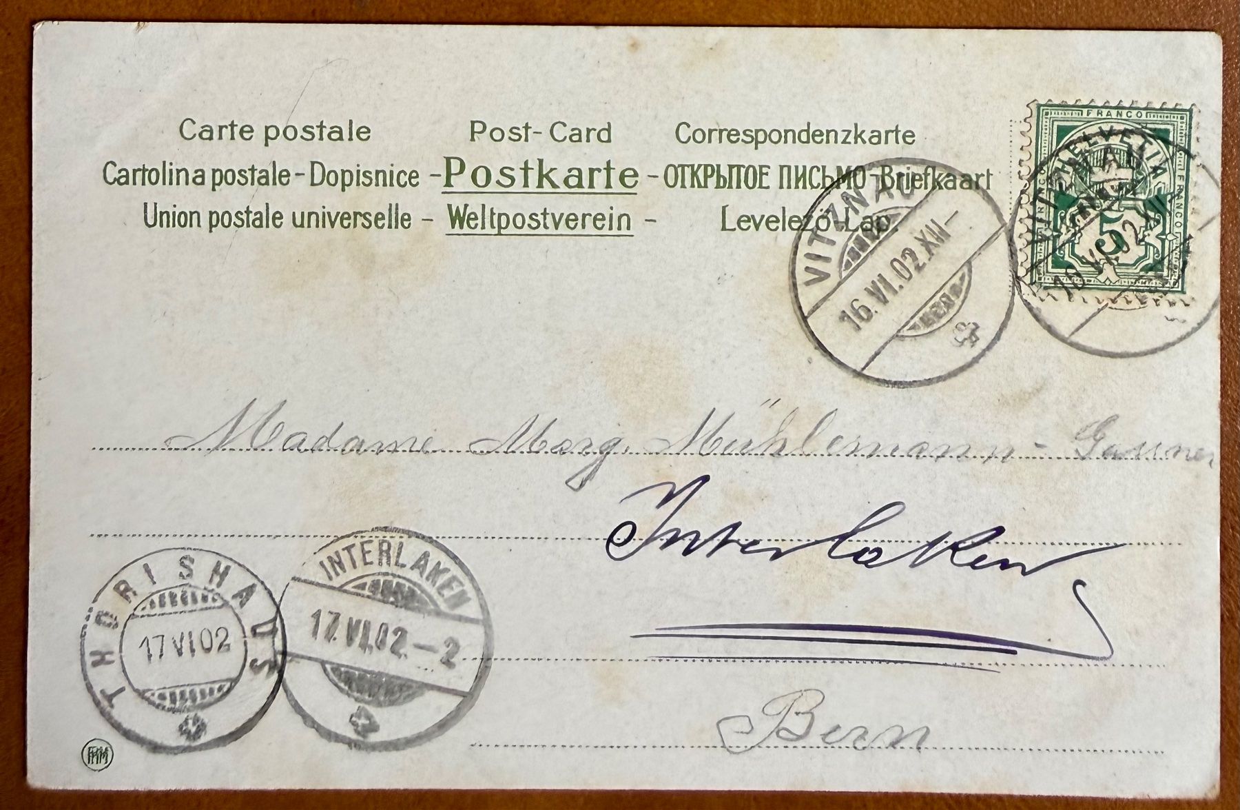 Cartoline postali: Seelisberg - Schillerstein 1902 – Usato da Lutry venduto da Ediego 1