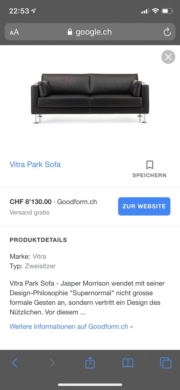 Vitra Divani: Sofa Vitra Jasper Morrison Exklusiv! – Nuovo (secondo la descrizione) da Etzgen venduto da Vendomondo 4