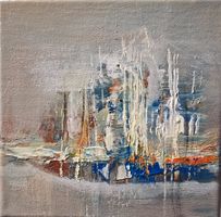Originalgemälde auf Leinwand 20x20 cm, Unikat!!!