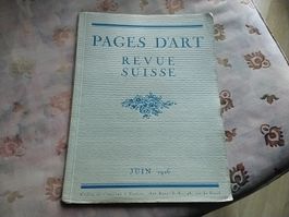 Pages D'art Revue suisse mensuelle , Juin 1926