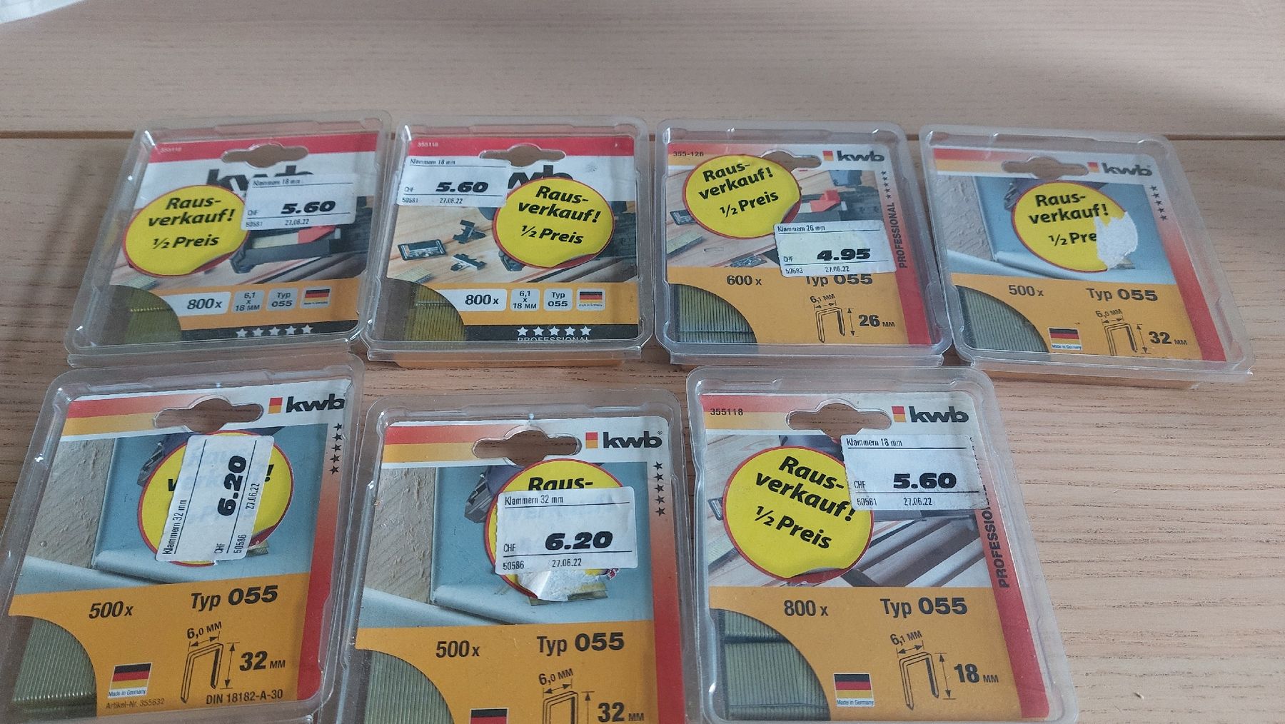 Alle Werkzeuge: Kwb klammern Typ 55 – Neu und originalverpackt aus Solothurn von ewerus