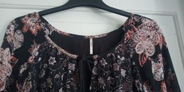 Free People Boho Bluse m. Blumenmuster S M zu Nile Odd Molly