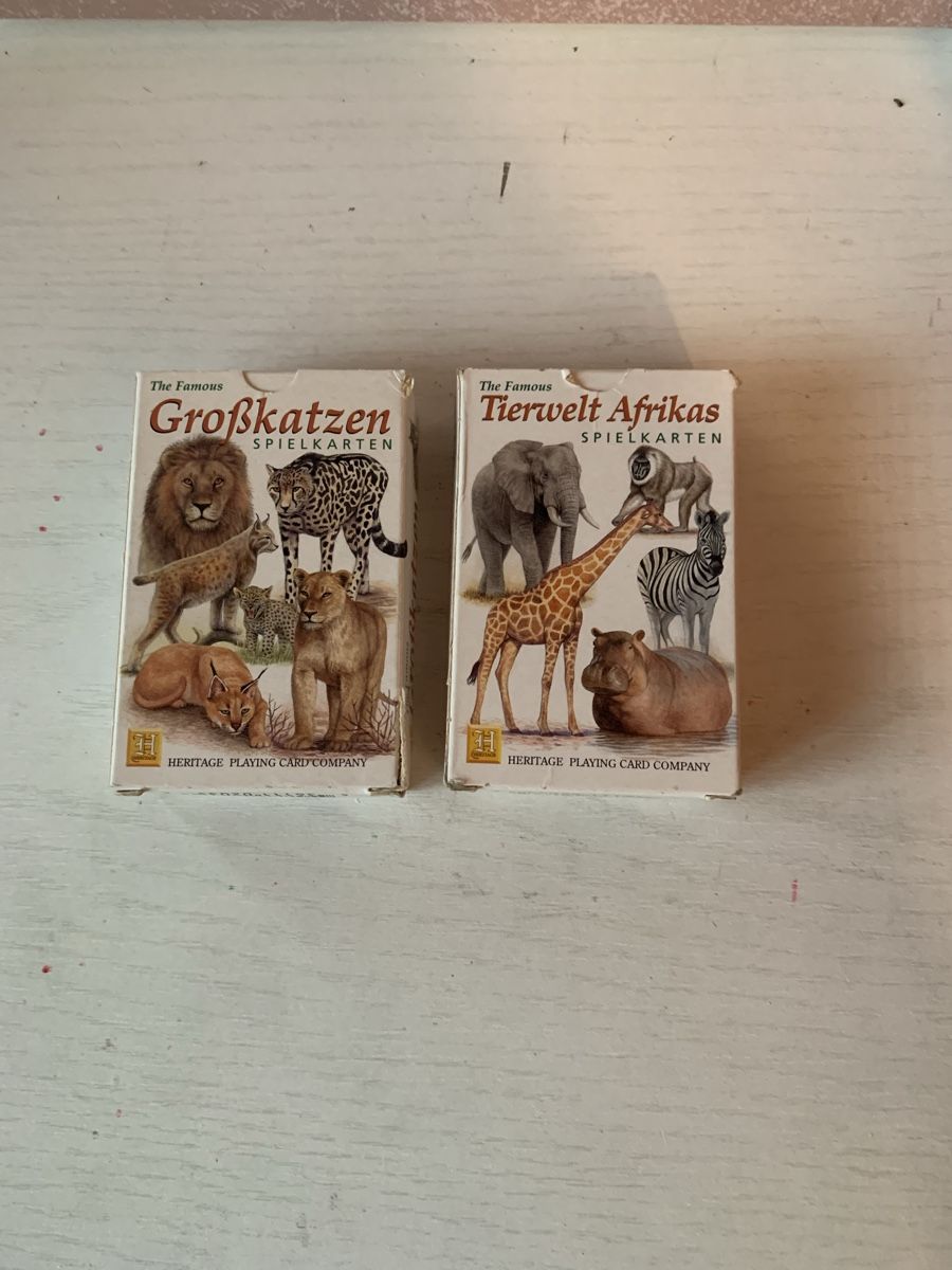 Giochi: Jasskarten Wildtiere / Grosskatzen – Usato da Oberentfelden venduto da chelsea25