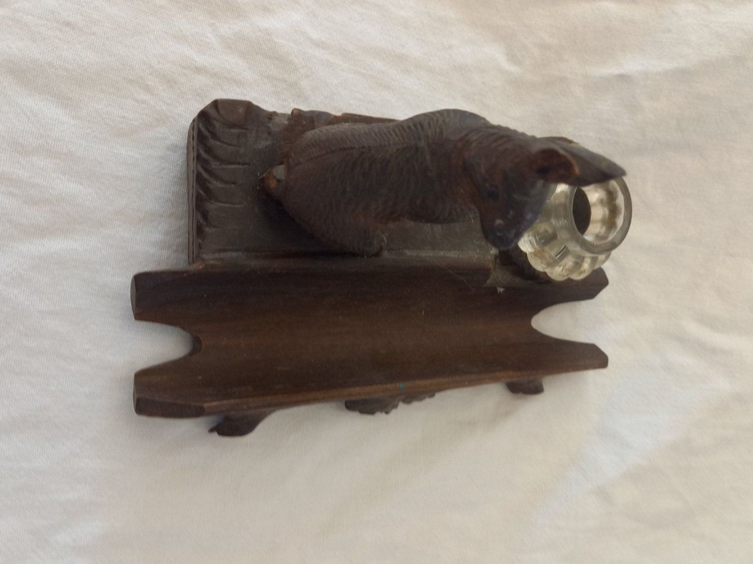 Altro in Antiquarato & Arte: Encrier ancien en bois avec décor lapin – Usato da Rossens FR venduto da Souris1 4