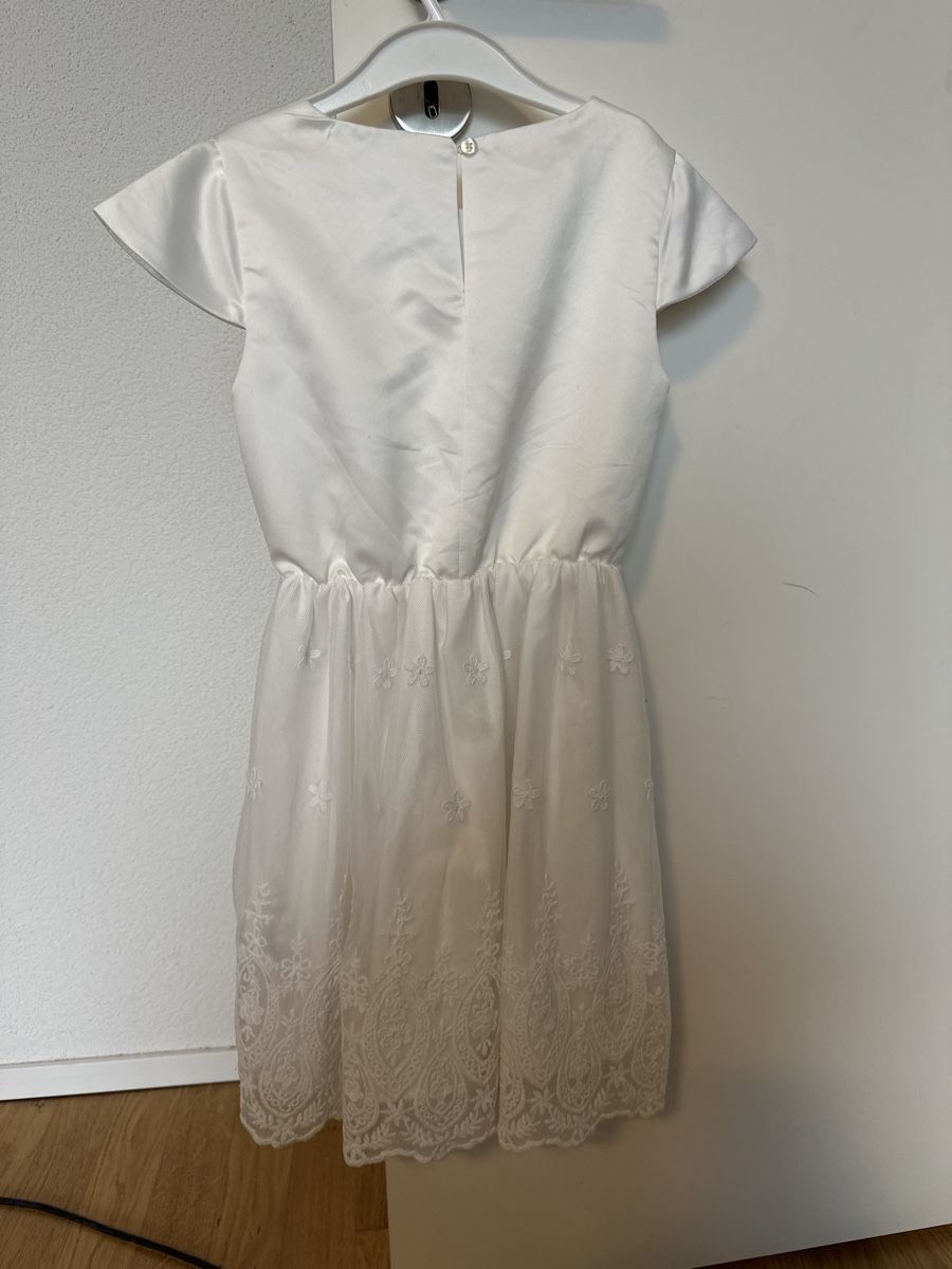 Name It Vestiti & Gonne: Weisses Kleid Grösse 122 – Usato da Lenzburg venduto da Cowboy2000 1