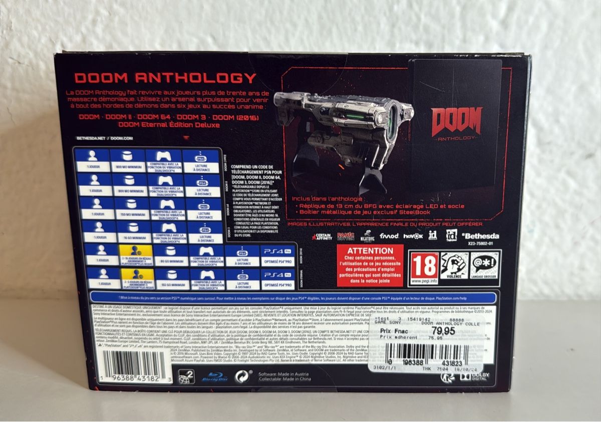 Sony Giochi: PS4 Doom Anthology Eternal Edition - BRAND NEW! – Nuovo e nell'imballaggio originale da Ehrendingen venduto da bubulence 1