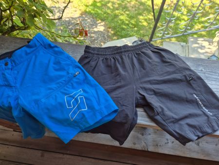 Kinder Velohosen, 1x gefüttert, 1x ohne, Gr 128/134