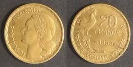 20 Franc Frankreich 1950