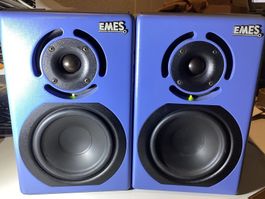 Emes Kobalt Aktivlautsprecher Paar blau gebraucht