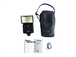Braun VarioZoom 340 SCA Blitzgerät mit Tasche und Anleitung