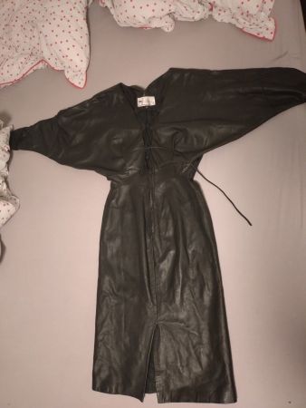 Echtlederkleid Pia Petrini Original Vintage