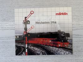Märklin Neuheiten-Prospekt 1984