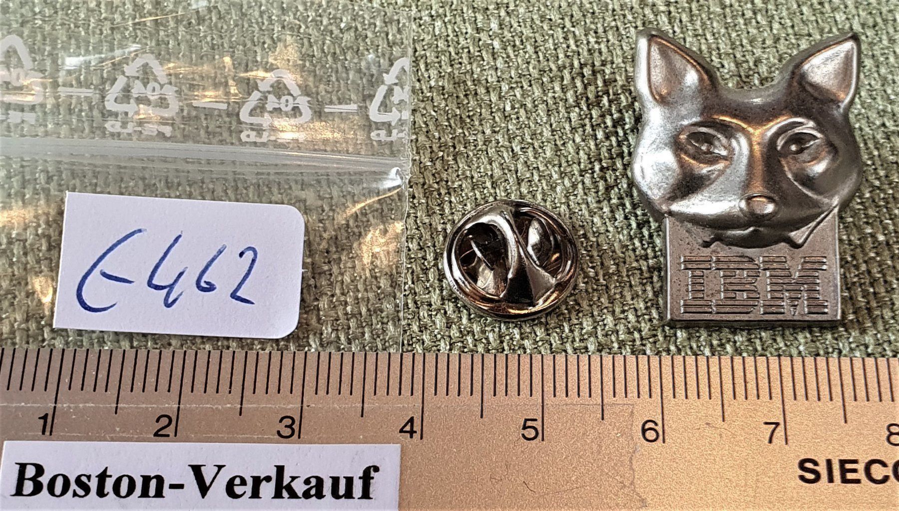 IBM Placchette & Badge: E462 - Alter Pin IBM Fox Fuchs Logo – Usato da Reinach BL venduto da Boston-Verkauf 3