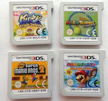 Nintendo 3DS - 4 Spiele (Mario, Kirby)