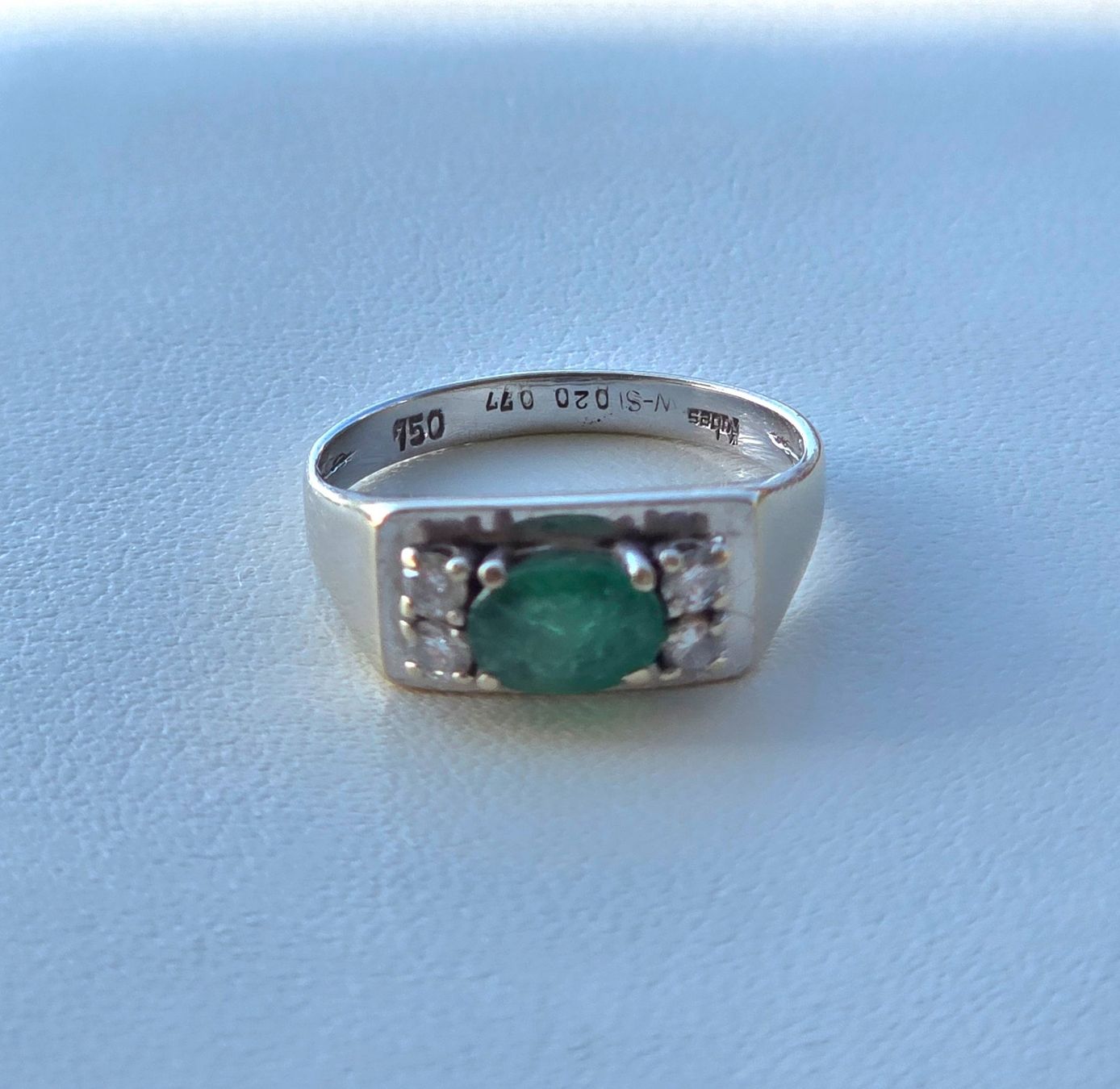 Ringe: Smaragd-Brillanten Ring Herren – Gebraucht aus Forch von phi_2nzz 4